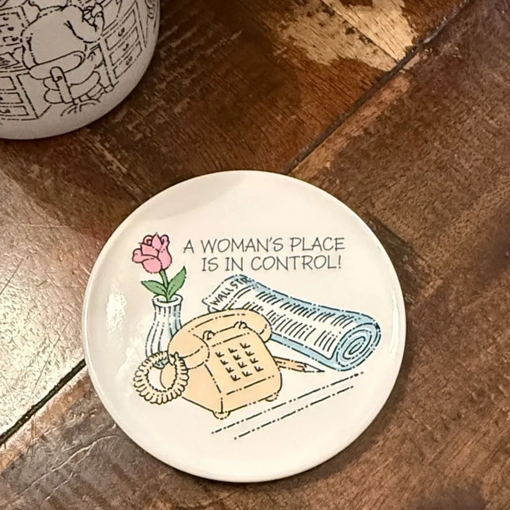 1986 Hallmark Mug Mates Vintage “Women On The Job”